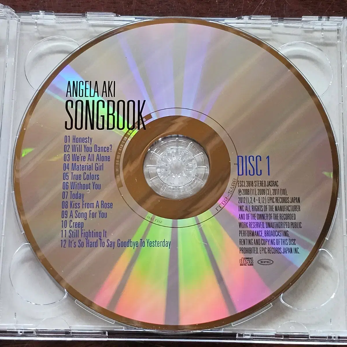 안젤라 아키 Angela Aki SONGBOOK CD DVD 중고