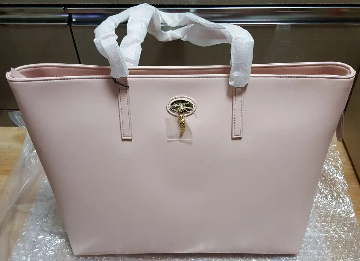 [Jill Stuart] Jill Stuart Cherry Blossom Pink Leather Shopper Bag (New)