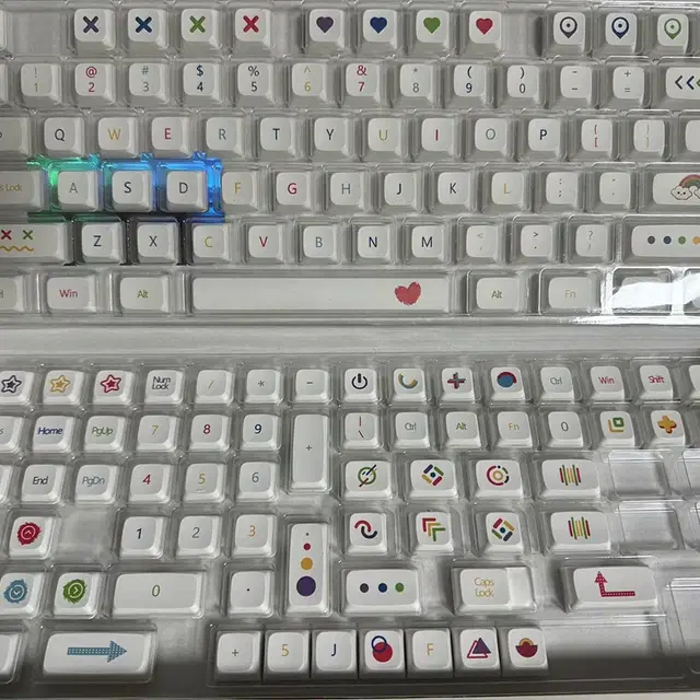 워키 XDA PBT 크레용키캡