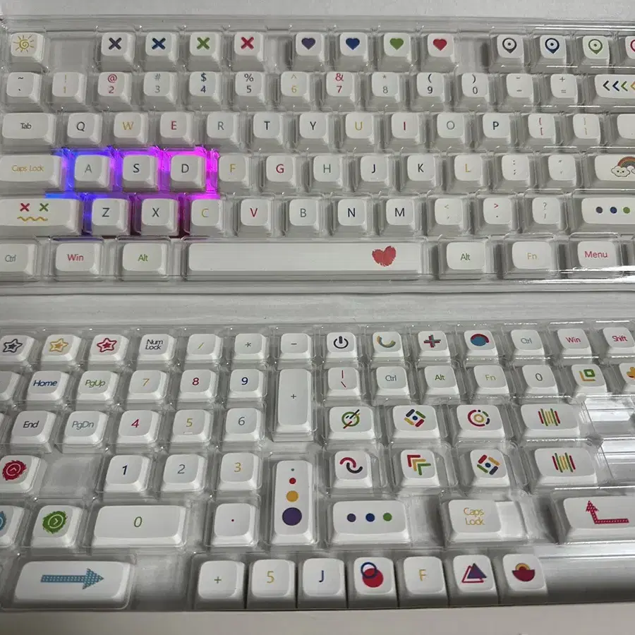 워키 XDA PBT 크레용키캡