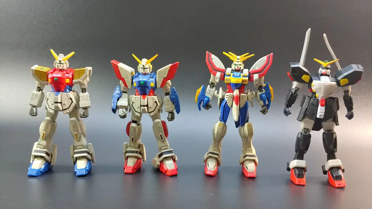 Mobile Suit G Figures God Gundam Spiegel and 4 others Junk Gundam SA-S