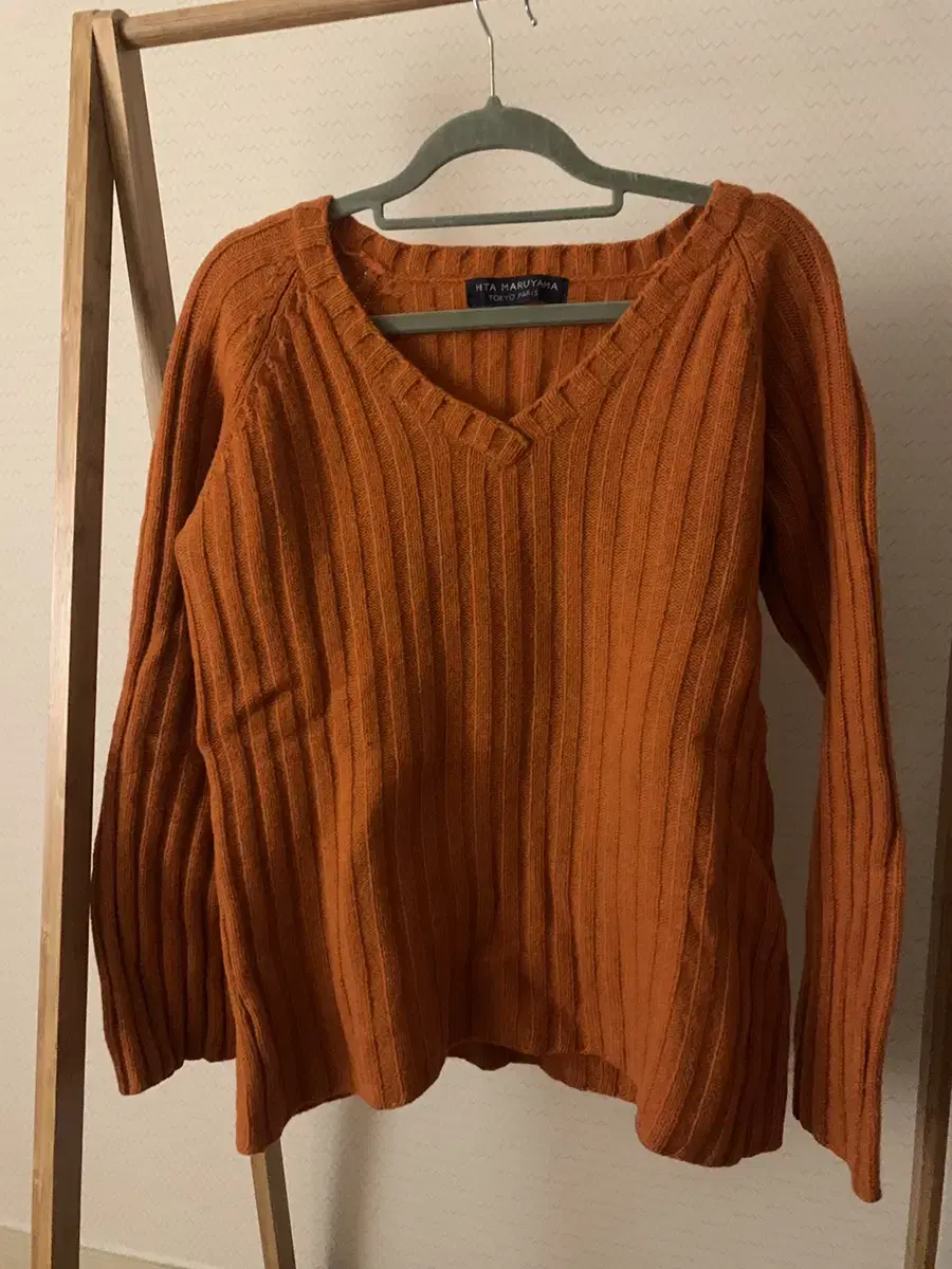 Japanese vintage orange knit