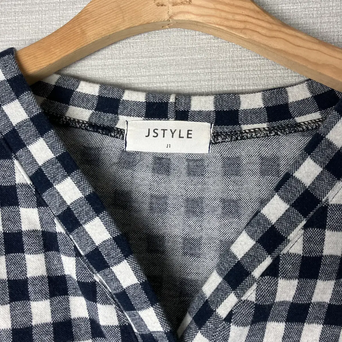 JSTYLE 체크자켓