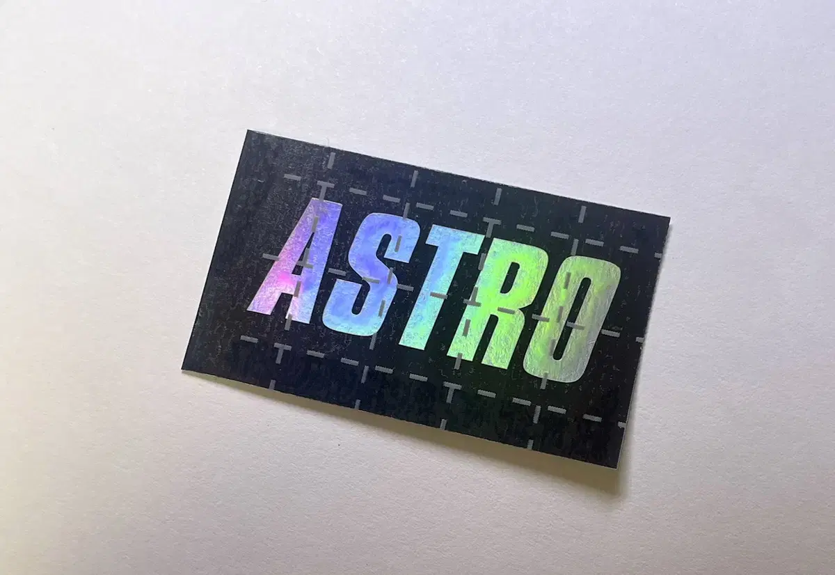 Astro lightstick reflective sticker