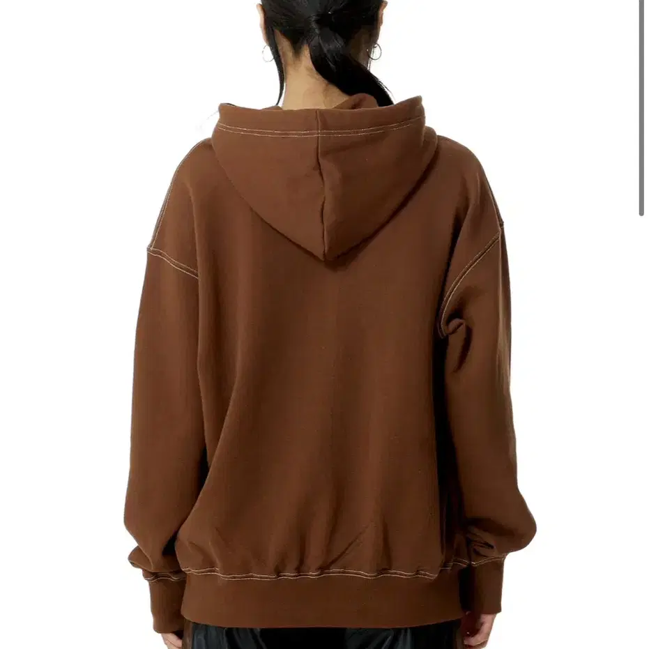 Kijun RABBIT HOODIE BROWN M