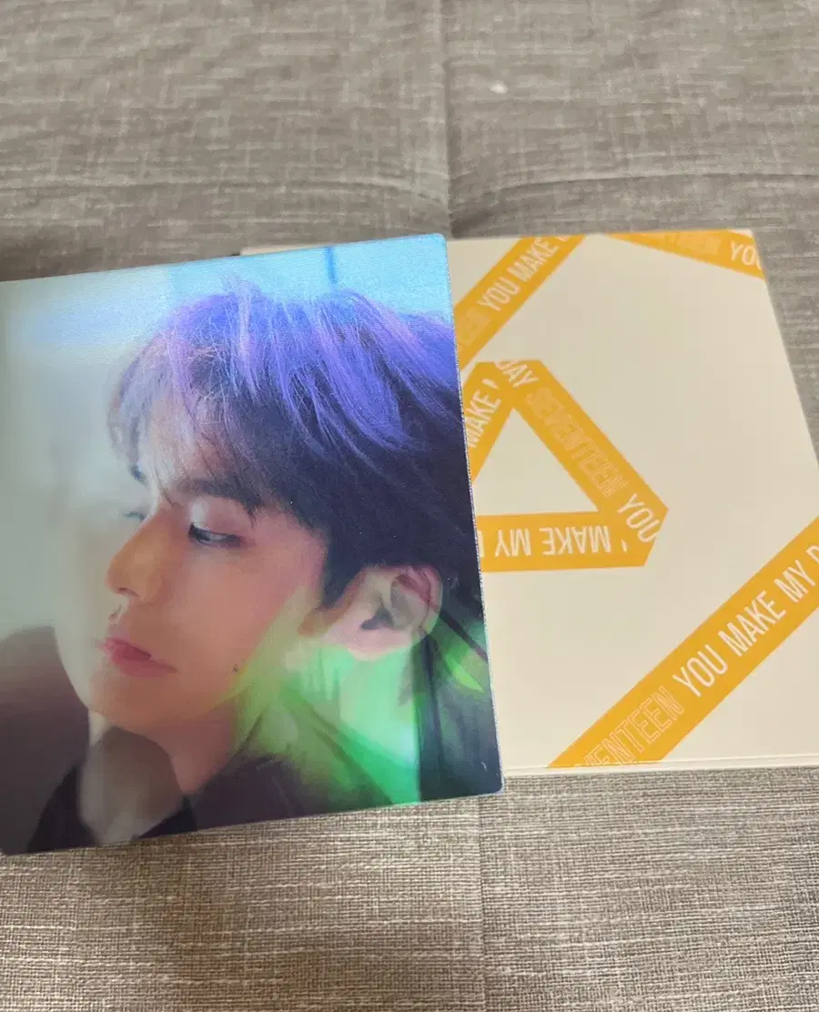 Seventeen What's up album lenticular mingyu Kim Mingyu