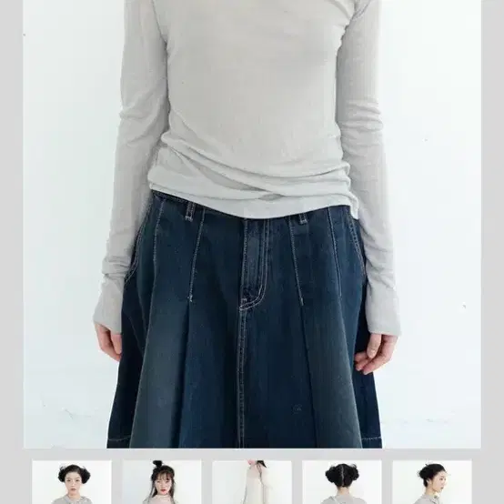 샵페어리 side neck button top