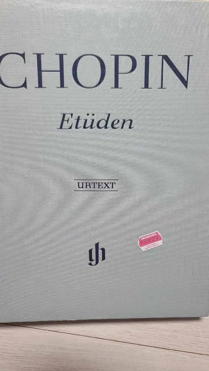 Henri Chopin Etude Linen Hardcover