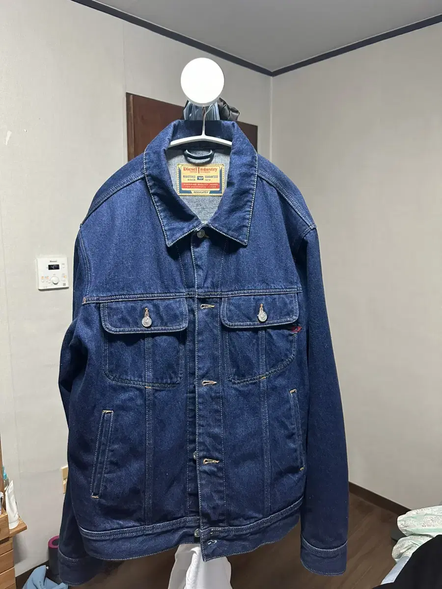 Diesel Jeans Jacket Indigo Denim