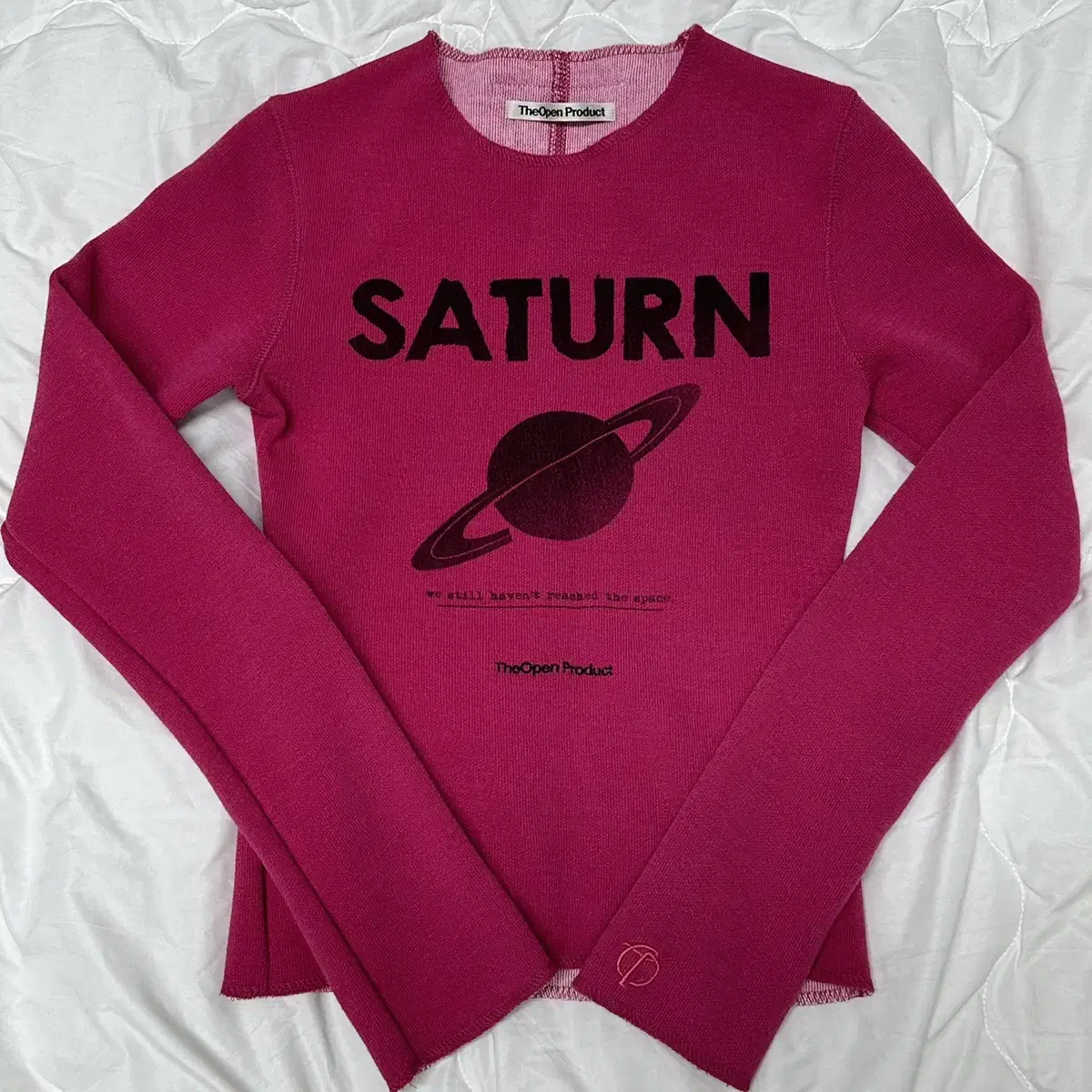 더오픈프로덕트 오픈와이와이 새턴 피티드탑 saturn fitted top