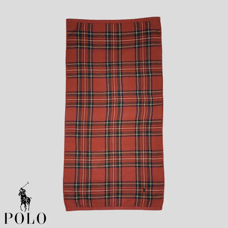 Polo Ralph Lauren Pigmented Red Green Tartan Check Green Pony Basta Long Sleeve Hoodie