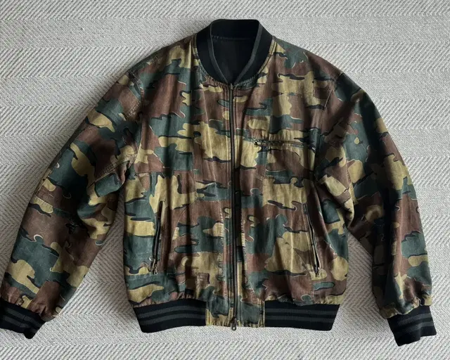 dries van boten camo bomber