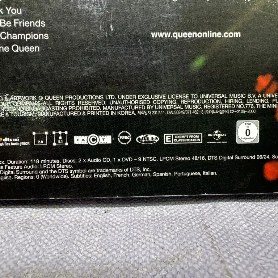 QUEEN HUNGARIAN RHAPSODY: LIVE부다페스트3disc