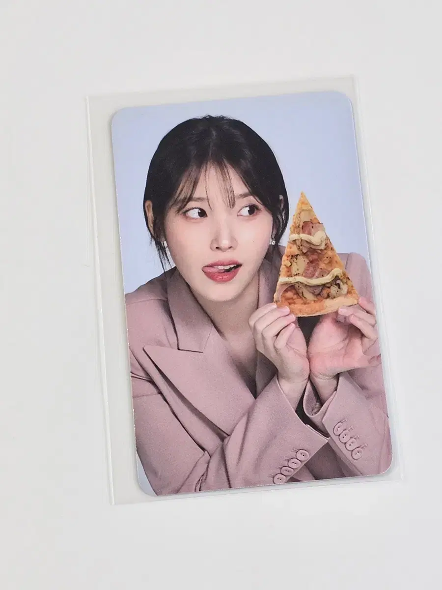 IU Domino's Pizza photocard unsealed