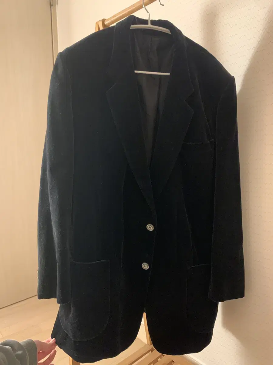 Canada Vintage Overfit Velvet Jacket