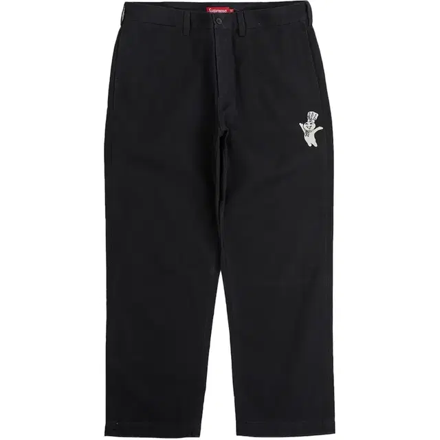 슈프림 22fw doughboy chino black 34