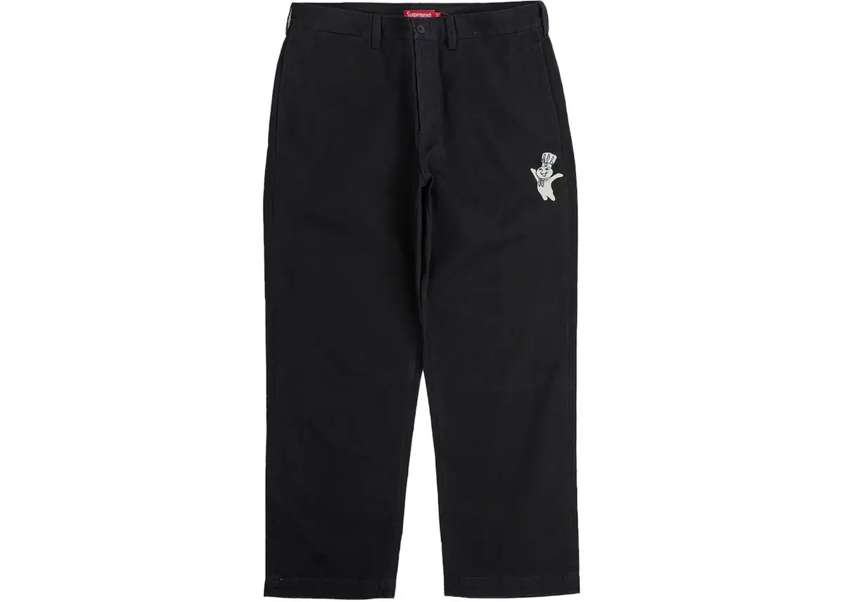 슈프림 22fw doughboy chino black 34