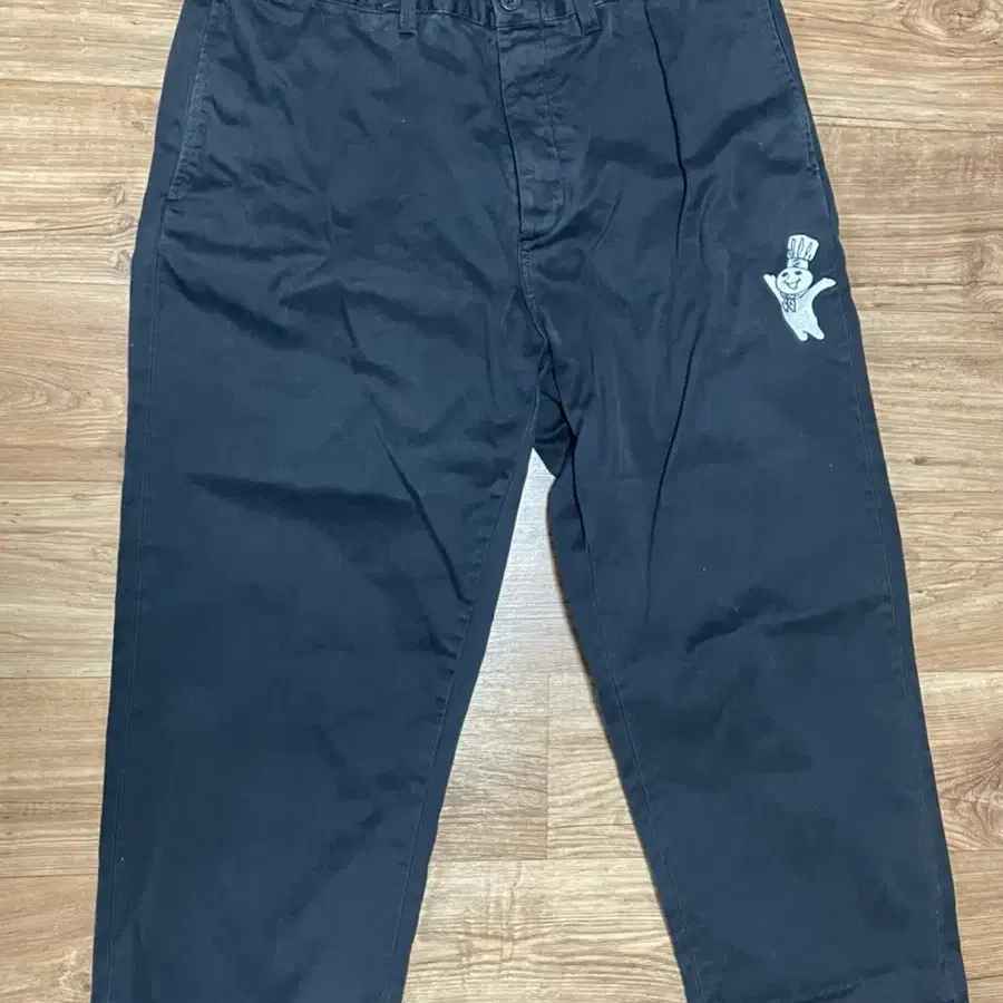 슈프림 22fw doughboy chino black 34