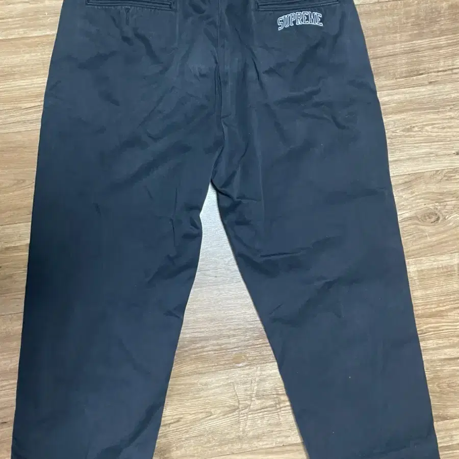 슈프림 22fw doughboy chino black 34