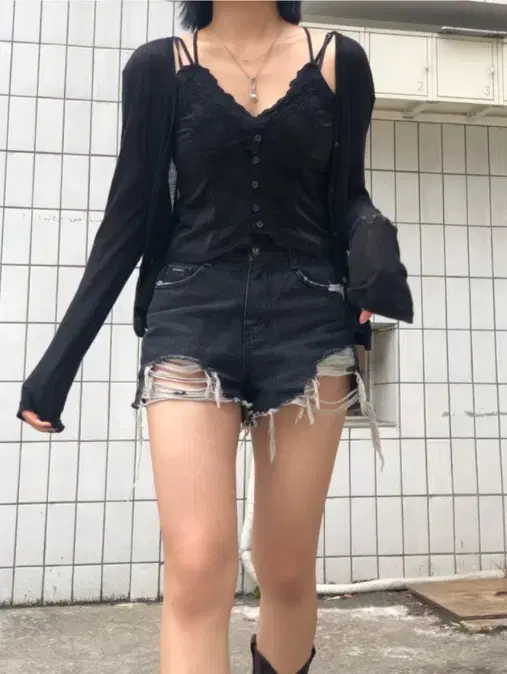 애즈온 Date short pants 반바지