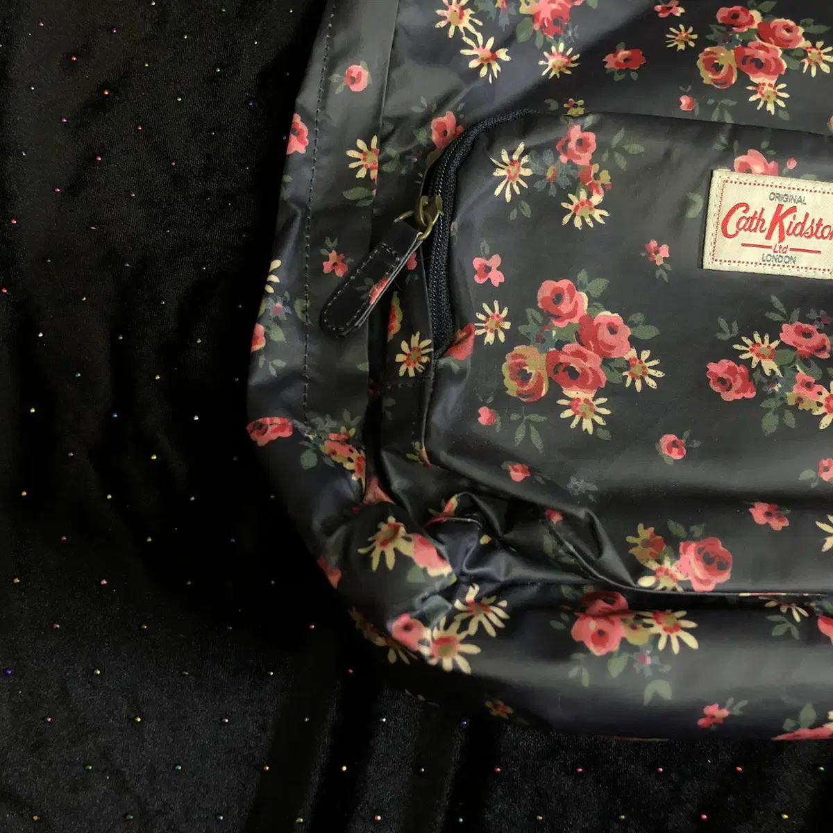 Vintage Cath Kidstion navy backpack