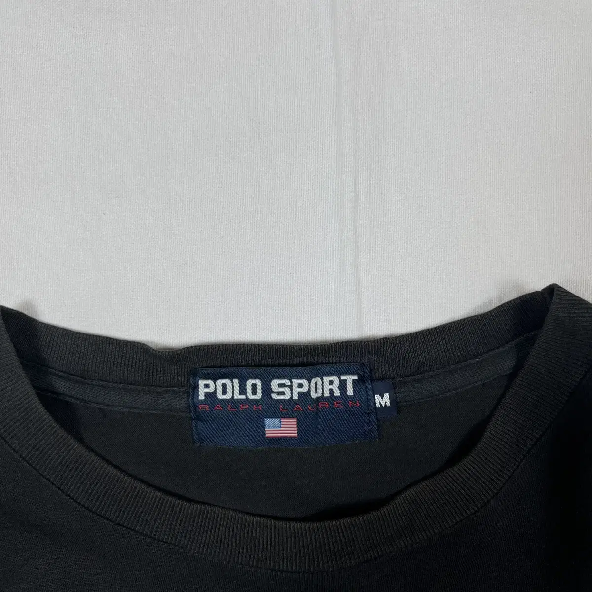 90s 폴로스포츠 polo sport 스펠아웃 프린트 반팔티