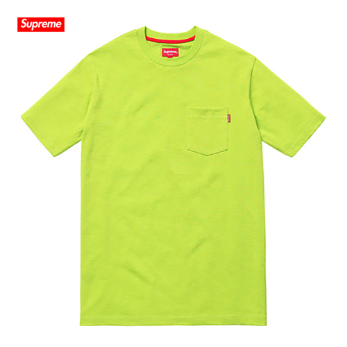 [L] 슈프림 포켓티 그린 | Supreme Pocket Tee