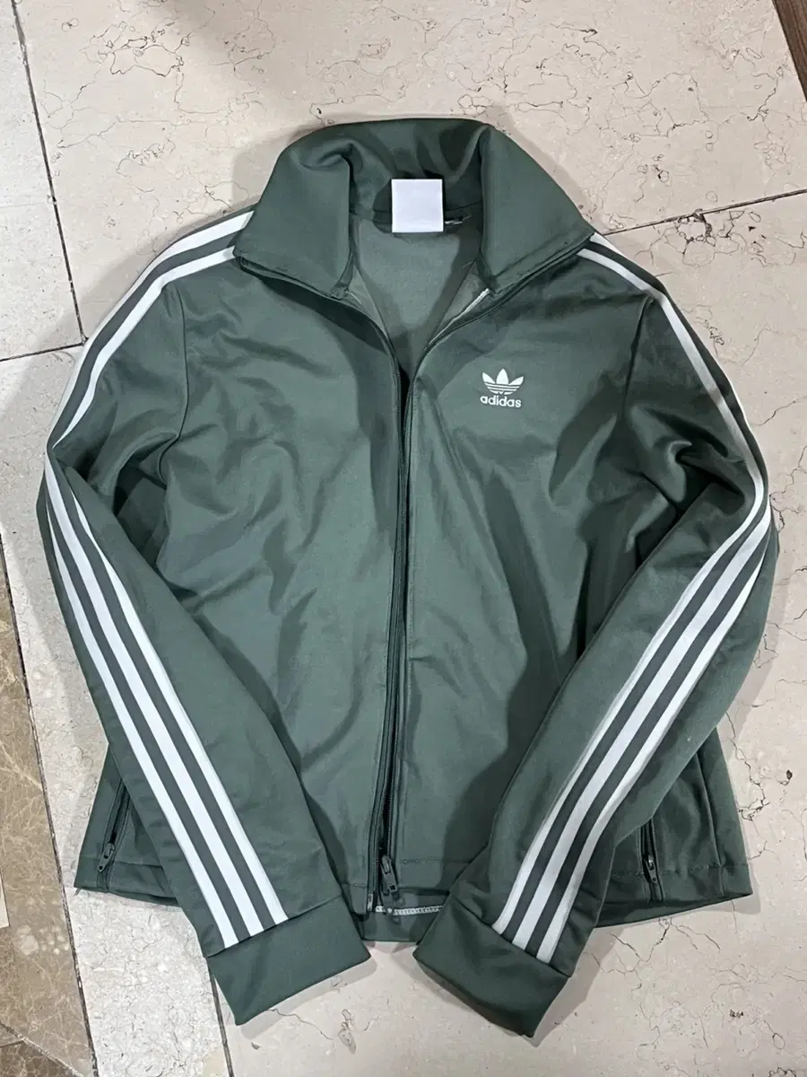 Adidas Europa Two-Way Khaki Zip Track Top