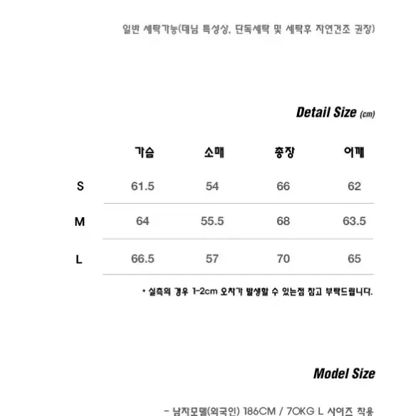 데님 트러커(블랙)