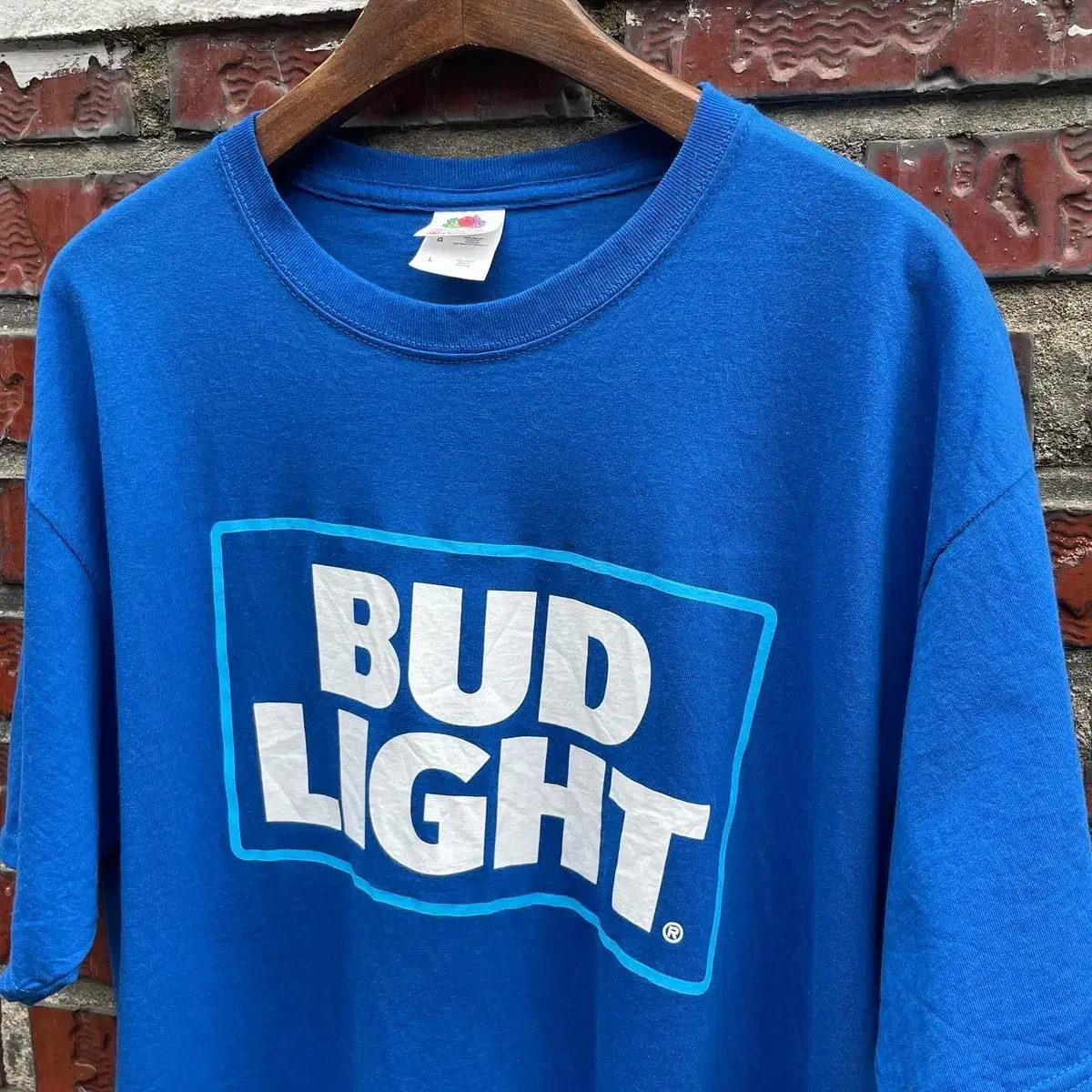 [L]BUD LIGHT 프린팅 반팔 티셔츠