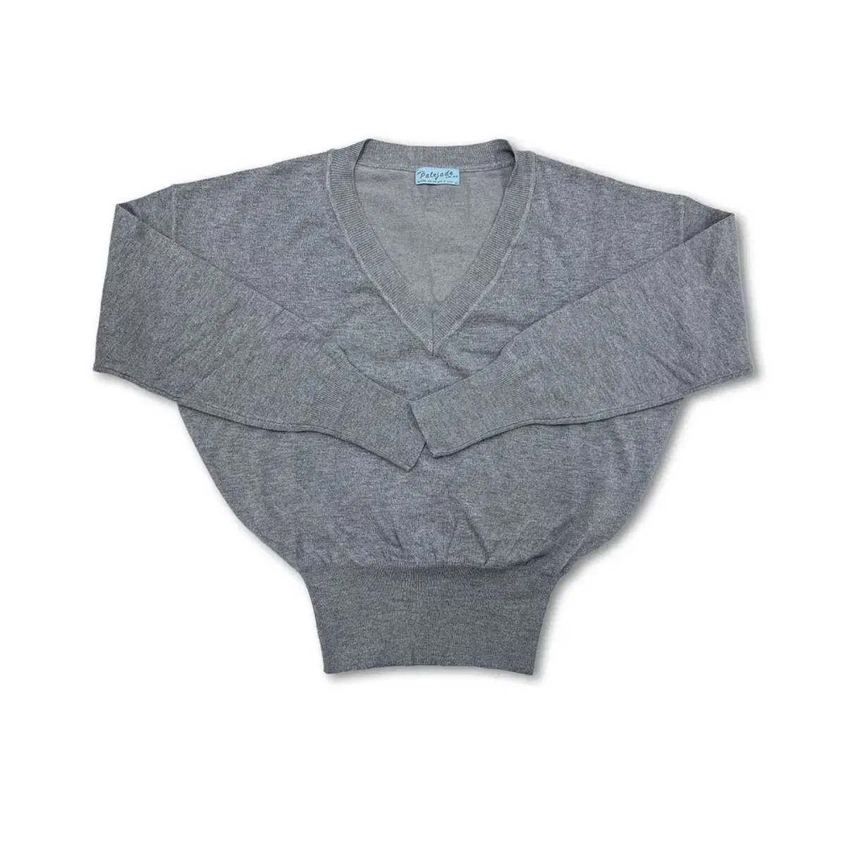 【PALEJADE】Collar Knit T Easy Split Collar Sweater – Lilla P