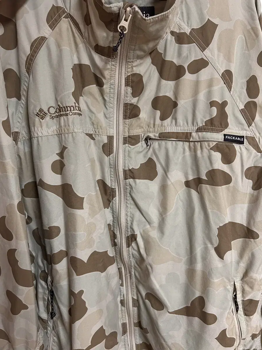 Columbia Vintage Camo Windbreaker Windbreaker