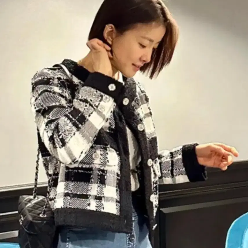 샤넬 23P 제니 트위드 자켓 36사이즈 사진 4