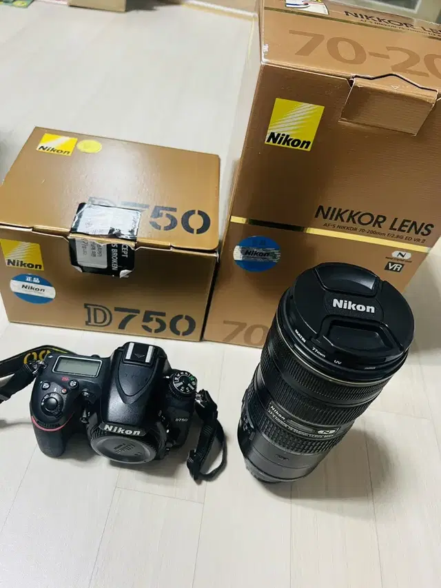 니콘 d750, 70-200g ED VR2 판매 (개별 가능)