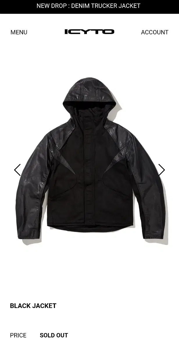 icyto black jacket