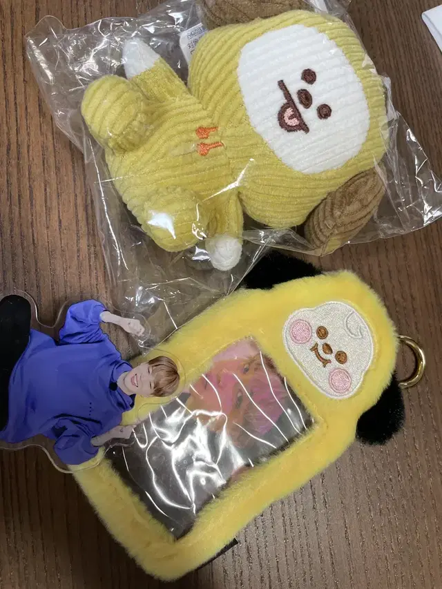 bt21 치미 일본 백참 키링 코듀로이 재질 포카홀더 일괄