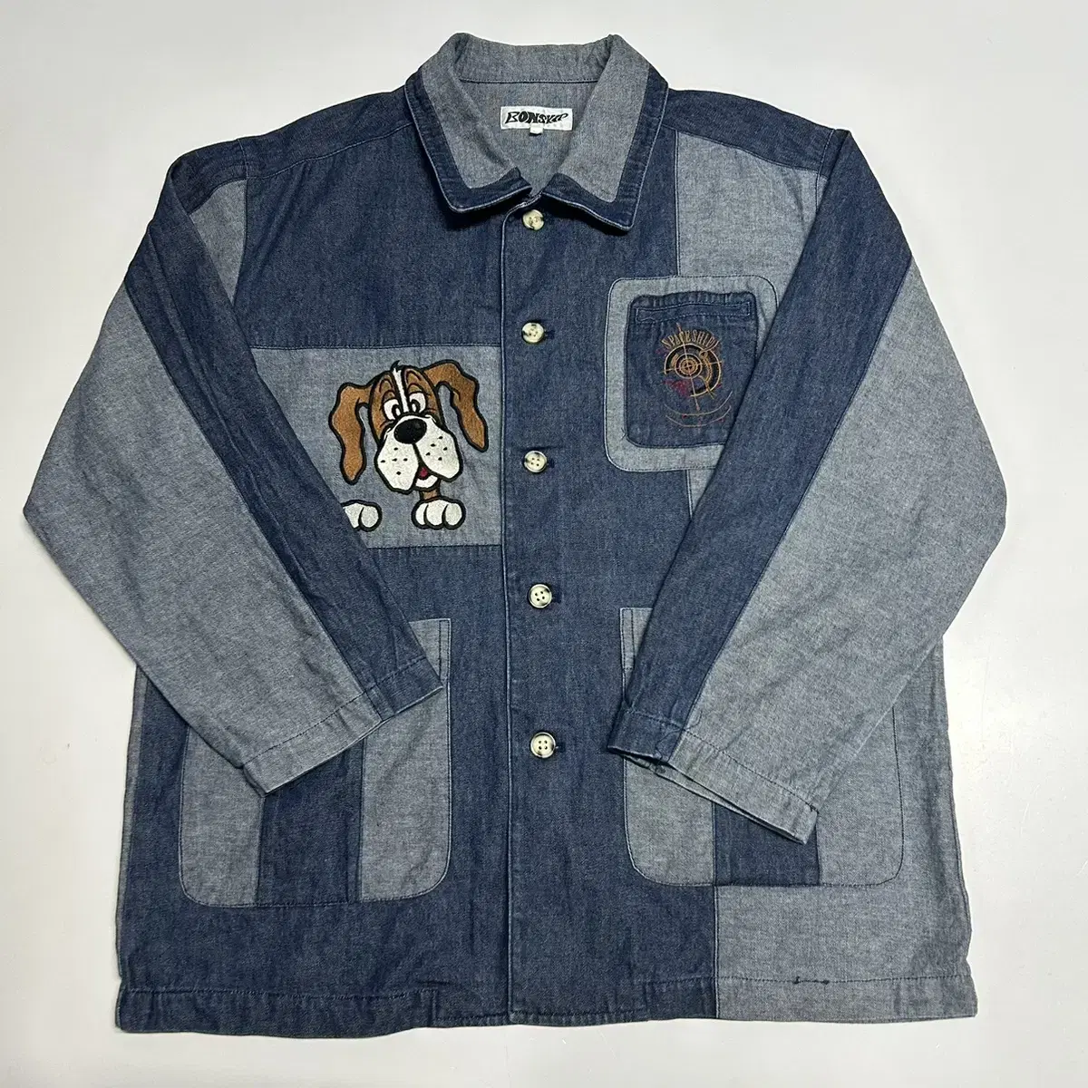 Vintage Denim Coverall Jacket