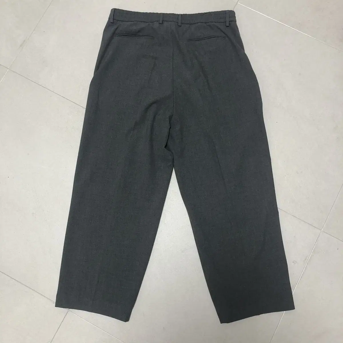 Zara Tuck Wide Leg Pants XL (Gray, Black)