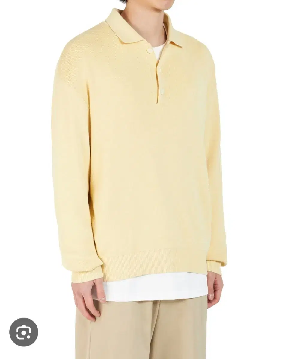 U's Wrap 20FW Long Sleeve Knit Yellow