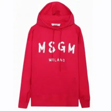 msgm 23fw 브러시드 후드 l 105