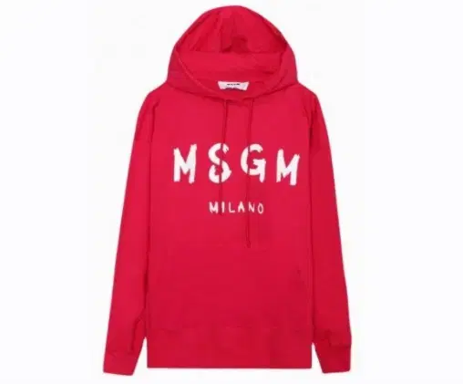 msgm 23fw 브러시드 후드 l 105