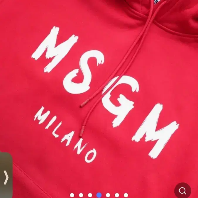 msgm 23fw 브러시드 후드 l 105