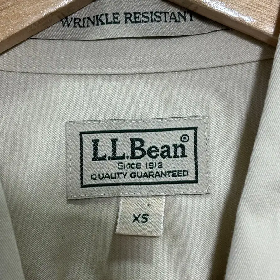 L.L.Bean 엘엘빈 베이지 반팔 셔츠 M