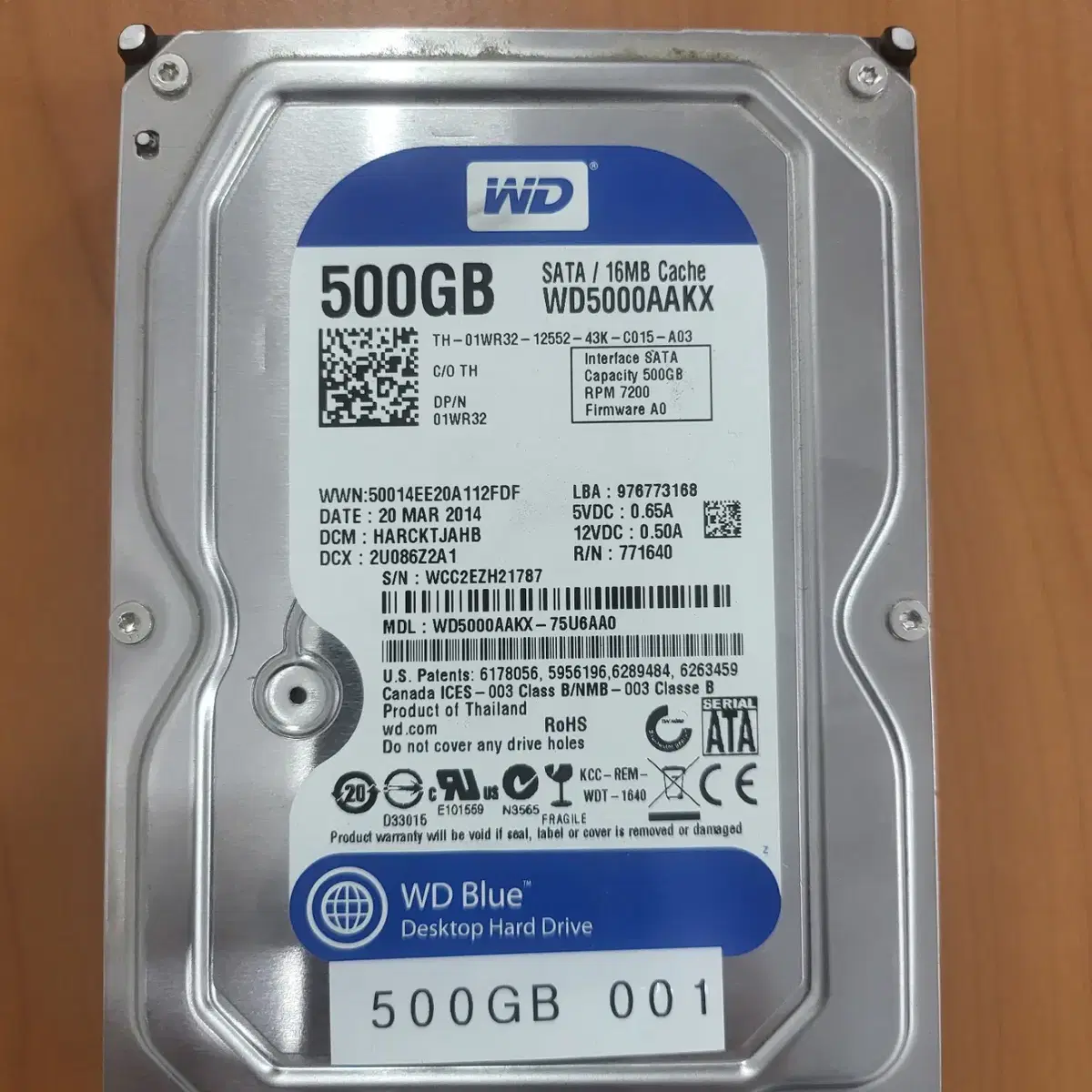 HDD 500GB 001