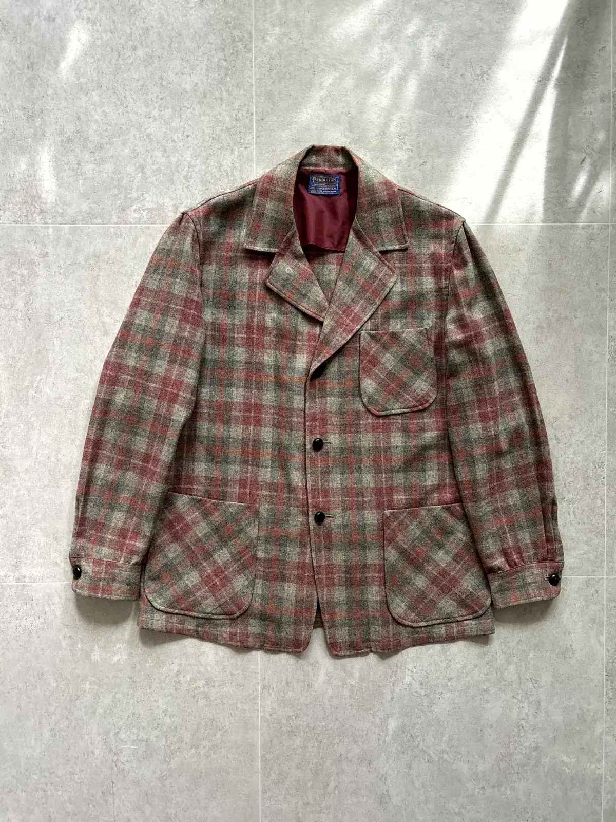 70's Pendleton 3-button wool jacket M (100-105)