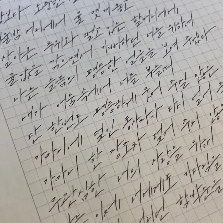 손글씨 손편지 대필