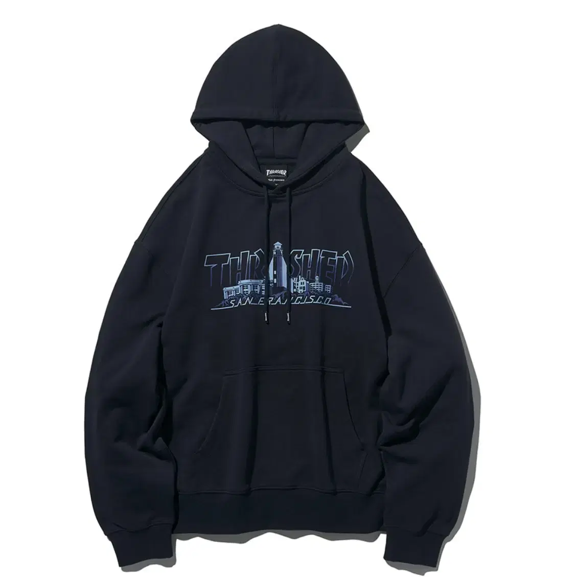 (cheapfarm)thresher citigraphichoodie navy