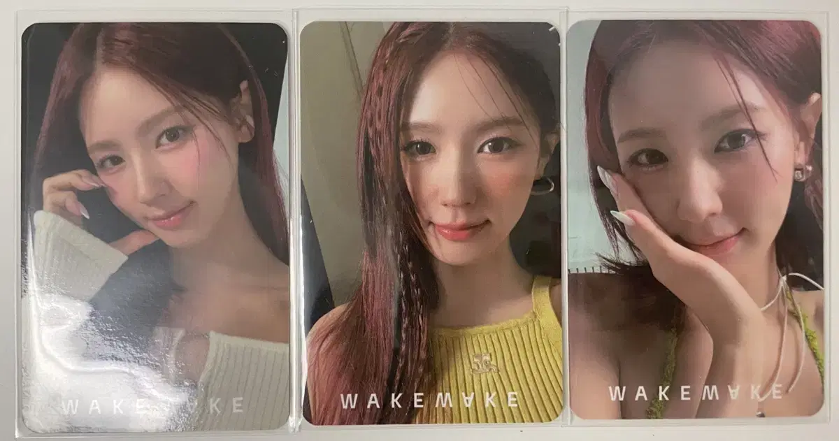 Women idle miyeon WakeMake Olive Young OlYoung photocard wts Set