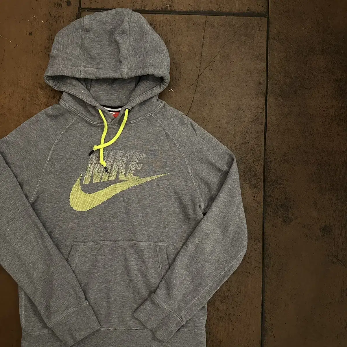 [size 95] Nike Swoosh Logo Hoodie Fluorescent