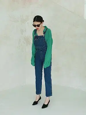 frekle overall pants 프레클 데님 오버롤